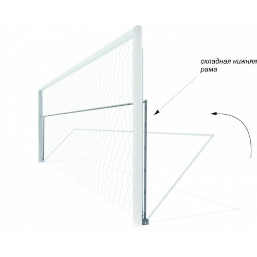 Складная оцинкованная нижняя рама для удержания сетки на земле SpW-SR-1Z